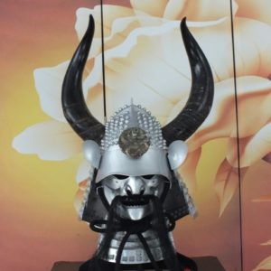 Hörnerhelm 2x Helm gold Samurai 13402 